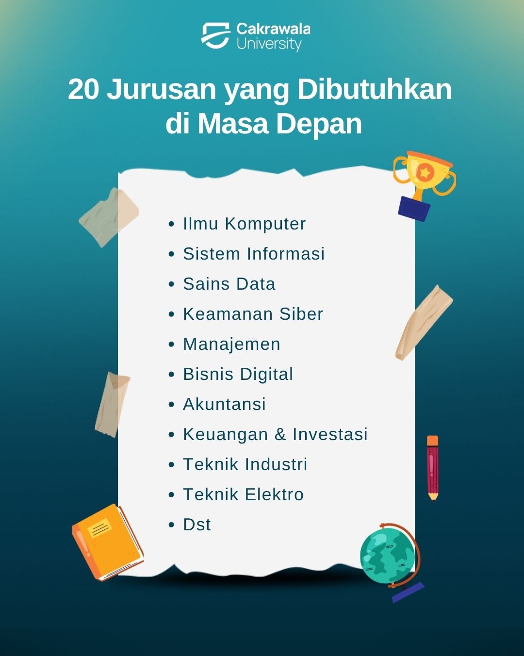 20 Jurusan yang Dibutuhkan di Masa Depan